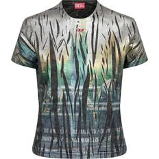Diesel Women Tank Tops Diesel T-shirt Avec Traitement Froissé - Polychrome
