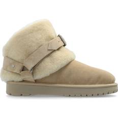 Viscose Boots Burberry Chubby Suede Shearling Boots - Women - Calf Suede/Copper