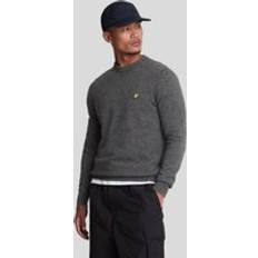 Lyle & Scott Lambswool Blend Crew Neck Jumper - Grey