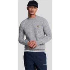 Lyle & Scott Lambswool Blend Crew Neck Jumper Grå