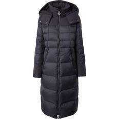 Guess Vrouw Jassen Guess Lange Winterjas Carolyn Long Real - Zwart