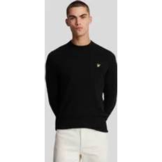 Lyle & Scott Lambswool Blend Crew Neck Jumper - Black