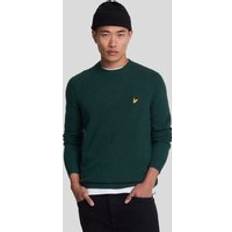 Lambswool Blend Crew Neck Jumper - Green