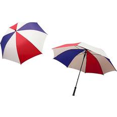 Umbrellas JP Lann Player Supreme Single Canopy Auto Open Umbrella, Red/White/Blue