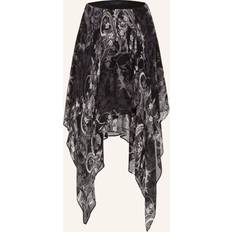 AllSaints Dam Kjolar AllSaints Polly Hanky Hem Midi Skirt - Black/Multi