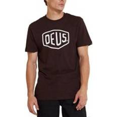 Clothing Deus Ex Machina Choc Brown Shield T-Shirt