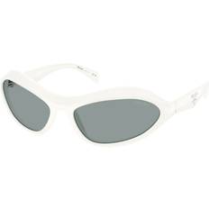 Prada Women Sunglasses Prada Sonnenbrillen Pr a20s 17k3c2 Donna Geometrica Bianco