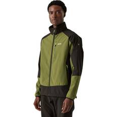 Green - Hiking Clothing Regatta Mens Moutdale Softshell Jacket - Green