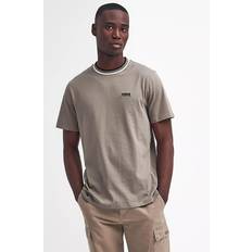 Barbour Tops Barbour Buxton Tipped T-Shirt - Brindle