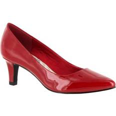 Shoes Easy Street Pointe Pointed Toe Pumps - Womens 10 Red Pump