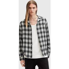 Man - Multicolour Shirts AllSaints Check Underground Shirt - White