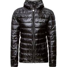 EA7 Packable Hooded Core Identity Puffer Jacket