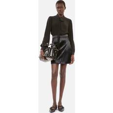 Skirts The Kooples Kurzer Lederrock - Schwarz