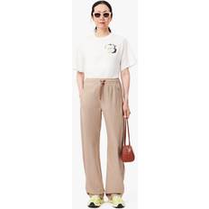 Lacoste Beige Trousers Lacoste Flanell-Hose - Beige