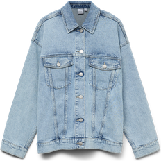 Denim/Jeanstyg - Herr Jackor Vero Moda Vmtessa Jacka - Light Blue Denim