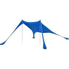 Beach Tent Sun Shelter Canopy Portable with 2 Aluminum Poles