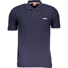 Slazenger Man Tops Slazenger Blue Cotton Polo Shirt - Men