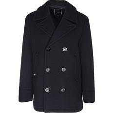 Homme - Manteau en Laine Manteaux Tommy Hilfiger Wollmantel - Dunkelblau