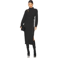 ASTR The Label Audree Sweater Dress - Charcoal