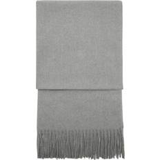 Mango Women Accessories Mango Fringed Edge Scarf - Light Heather Grey - Woman