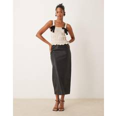 Clothing New Look PU Pencil Midi Skirt - Black