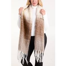 Clothing Blue Vanilla Ombré Brushed Scarf - Brown