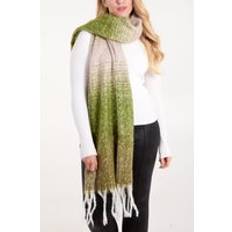 Scarfs Blue Vanilla Ombré Brushed Scarf - Green