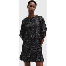 AllSaints Blouses AllSaints Ivy Embellished Top - Black