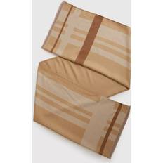 Reiss Scarfs Reiss Cara Logo Embroidered Checked Scarf