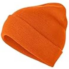 Joe Browns Men Accessories Joe Browns Glacier Rib Knit Beanie - Orange