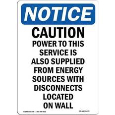 Office Supplies SignMission OSHA Notice Sign 12 x 18 in.