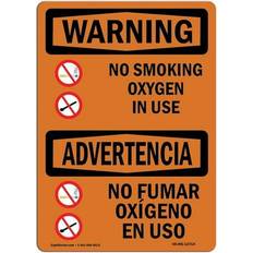 Office Supplies SignMission OSHA Warning Sign 12 x 18 in.