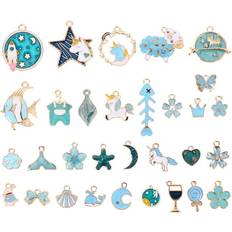 Charms & Pendants Nuolux LiheShen, Charms Charms Pendants Jewelry Bulk Assorted Making Animal Space Flower Earring Charm Craft Alloy Supplies Diy Hanging