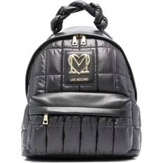 Love Moschino Backpacks Love Moschino Quilted Nylon Backpack - Black