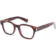 Glasögon & Läsglasögon Saint Laurent SL 722 002 Women’s Tortoiseshell Size Free Lenses HSA/FSA Insurance Blue Light Block Available Dark Tortoise (49)