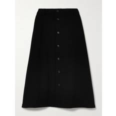 Polo Ralph Lauren Skirts Polo Ralph Lauren Wool-crepe Midi Skirt - Black