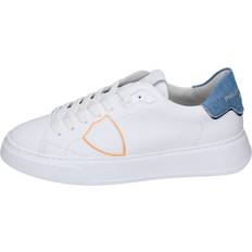 Philippe Model Men Shoes Philippe Model Low Leather Sneakers - White