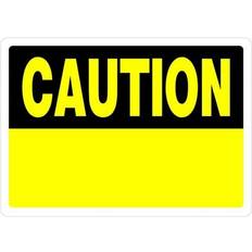 Hillman 842066 10 x 14 in Yellow & Black Caution Sign