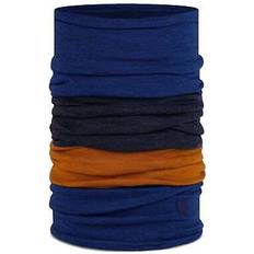 Buff Merino Wool Colourblock Tubular Bandana Scarf - Cobalt