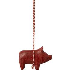 Tre Juletrepynt Maileg Pig Red Juletrepynt 5cm