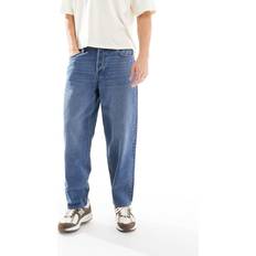 Only & Sons Unisex Byxor & Shorts Only & Sons Baggy Jeans Mellanblå Tvätt