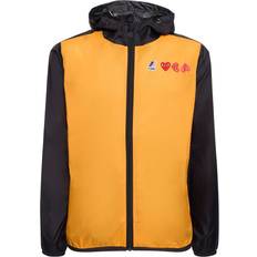 Comme des Garçons Logo Hooded Bicolor Full Zip Jacket - Black