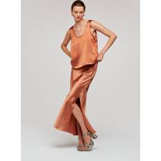 Bronze - Women Skirts Whistles Ella Bias Cut Skirt - Bronze