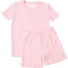 Spandex Night Garments PJ Salvage Girls' Hap Day Pajama Set - Little Kid - Pink Cloud