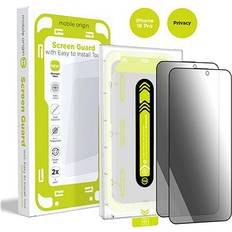 Iphone 16 privacy Mobile Origin Screen Guard Privacy With Easy Applicator 2 Pack iPhone 16 Pro