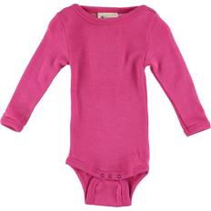 Baby Body Langarm Mit Druckverschluss Schulter - Pink