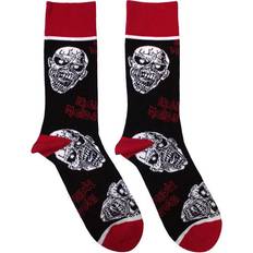Iron Maiden Eddie Skulls Ankle Socks - Black