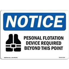 Office Supplies SignMission OSHA Notice Sign 10 x 14 in.