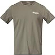 Bergans Herr Överdelar Bergans T-shirt i ekologisk bomull - Herr - Grön Lera