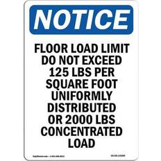 Office Supplies SignMission OSHA Notice Sign 12 x 18 in.